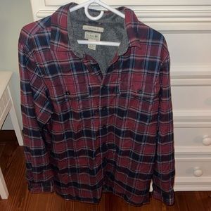 LL Bean fleece lined shirt